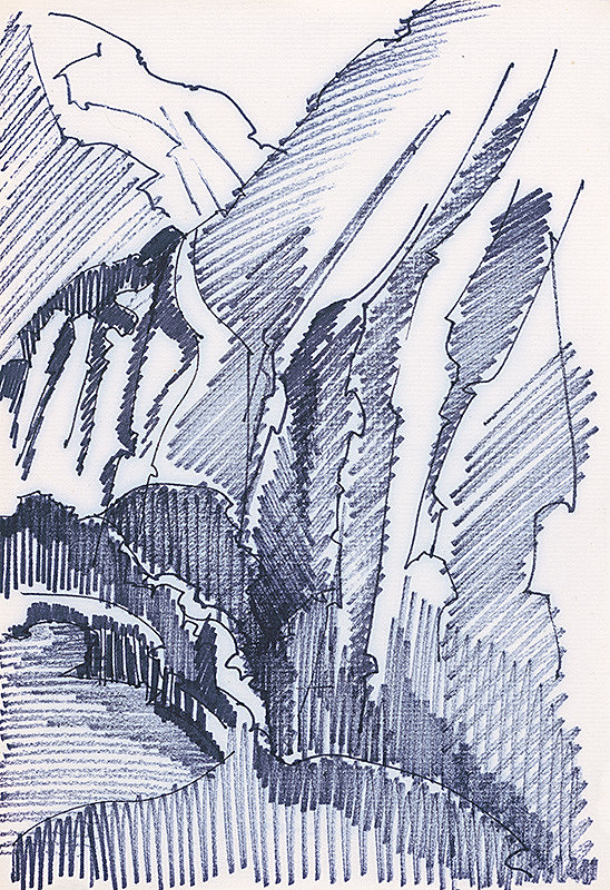 František Hübel – Štúdia krajiny VIII. 