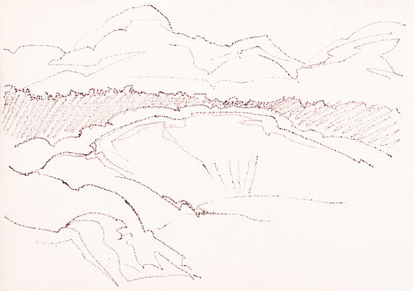 František Hübel – Štúdia krajiny XI. 