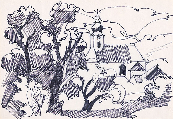 František Hübel – Štúdia kostolíka II. 