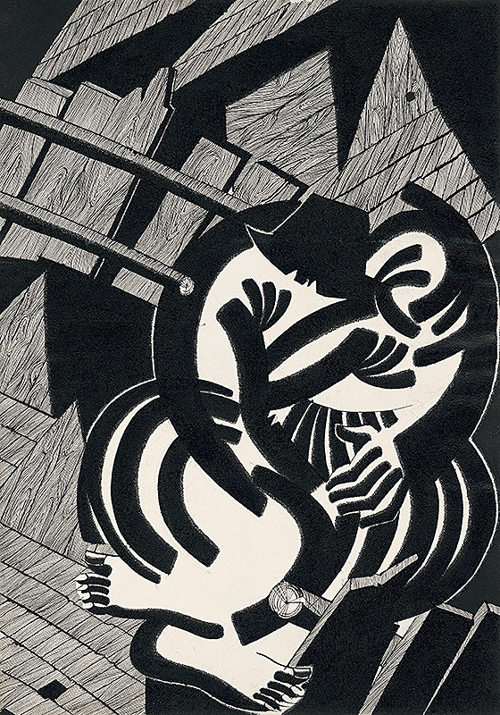 František Hübel – Milenci v dedine 