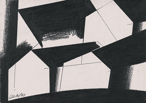 František Hübel – Mestský motív XIII. 