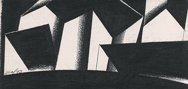 František Hübel – Mestský motív XVII. 