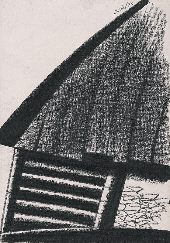 František Hübel – Dedinský motív III. 