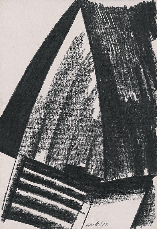 František Hübel – Dedinský motív V. 