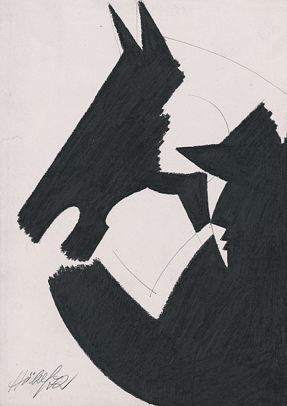 František Hübel – Muž s kňom 