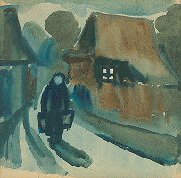 Milan Mravec – Dedinský motív II 