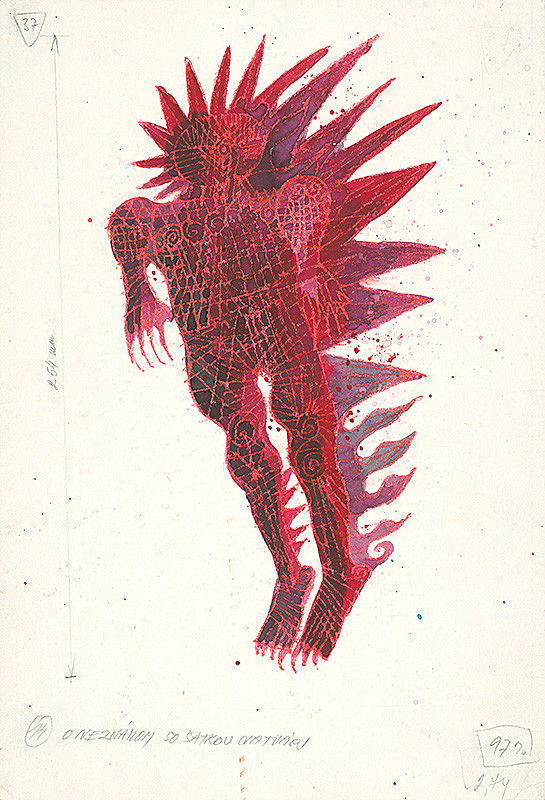 Miroslav Cipár – Ilustrácia Dievčatko v mušli 