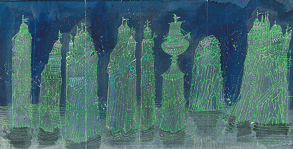 Miroslav Cipár – Ilustrácia Dievčatko v mušli 