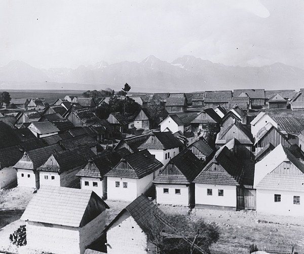 Pavol Socháň – Štrba- pohľad na ulicu