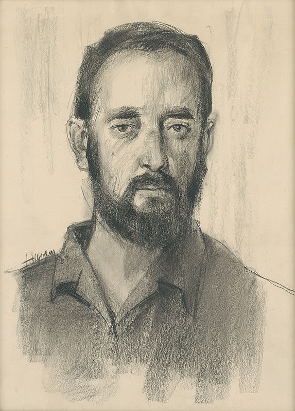 Július Hegyesy – Autoportrét