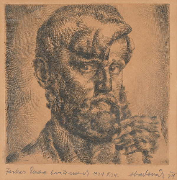 Vilmos Aba-Novák – Autoportrét 