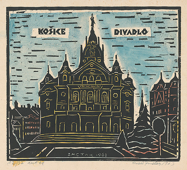 Ernest Zmeták – Košice - divadlo 