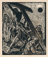 Július Szabó – Vztýčenie kríža 