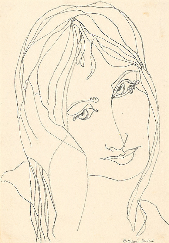 Anna Goliašová-Drobná – Portrétna štúdia I. 