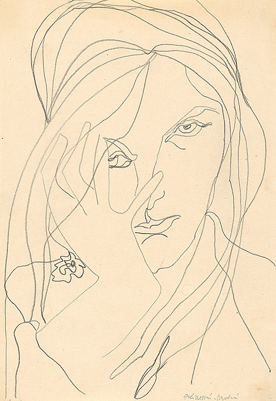 Anna Goliašová-Drobná – Portrétna štúdia II. 