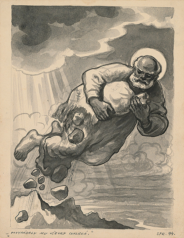 Edmund Massányi – Ilustrácia k rozprávke Sedem dobrých bratov - str.94 