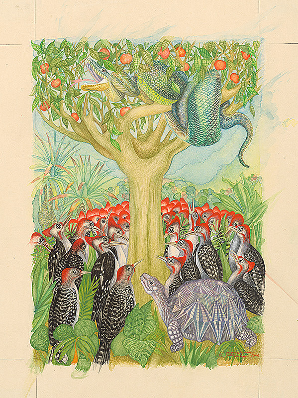 František Blaško – Ilustrácia ku knihe Biely koník I. 