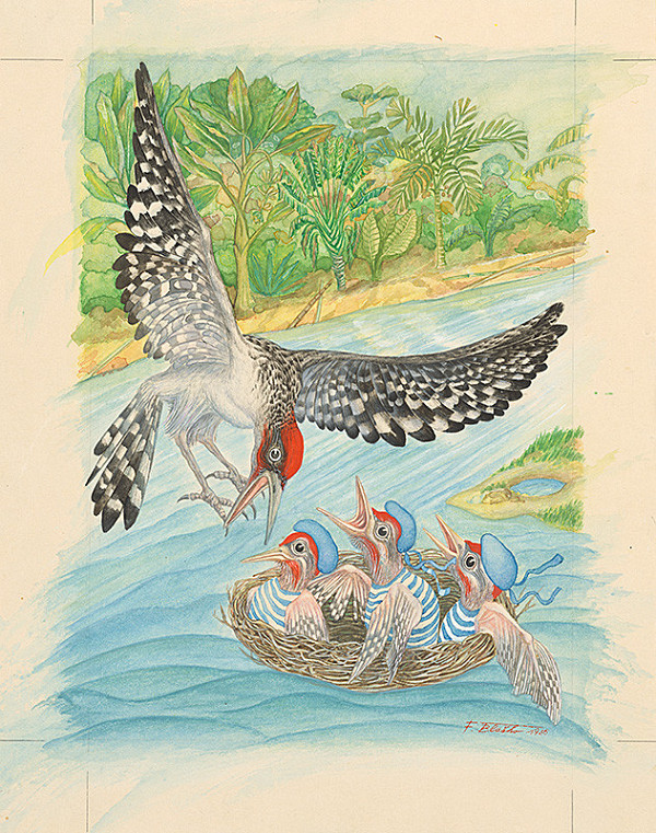 František Blaško – Ilustrácia ku knihe Biely koník II. 