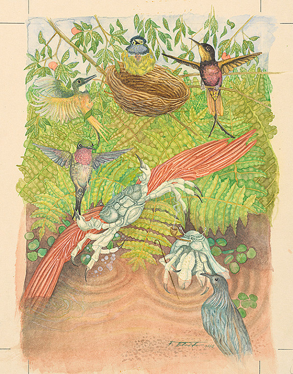 František Blaško – Ilustrácia ku knihe Biely koník V. 