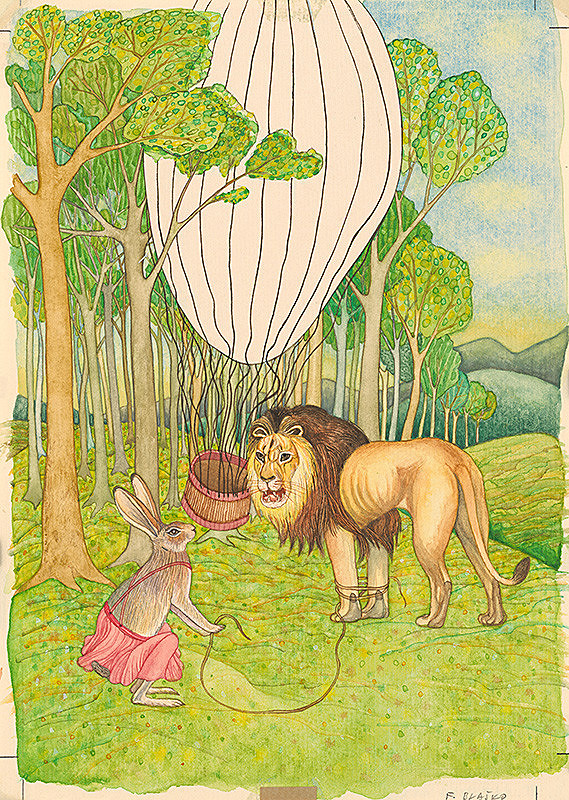 František Blaško – Ilustrácia ku knihe Dajte pozor na leva - str.11 