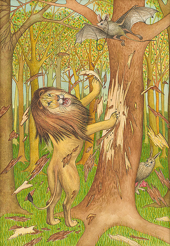 František Blaško – Ilustrácia ku knihe Dajte pozor na leva - str.40 