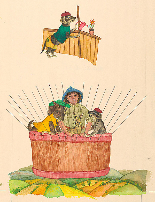 František Blaško – Ilustrácia ku knihe Dajte pozor na leva - str.60 