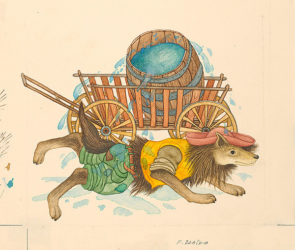 František Blaško – Ilustrácia ku knihe Dajte pozor na leva - str.18 