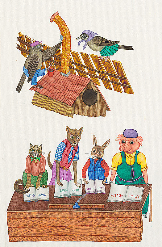 František Blaško – Staval vrabec - V škole 