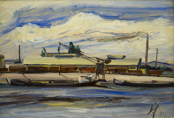 František Studený – Letný prístav v Bratislave 