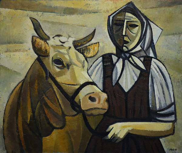 Svetozár Abel – Žena s kravou