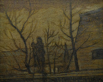 Ľudovít Slamka – Motív z hradu Nitra 