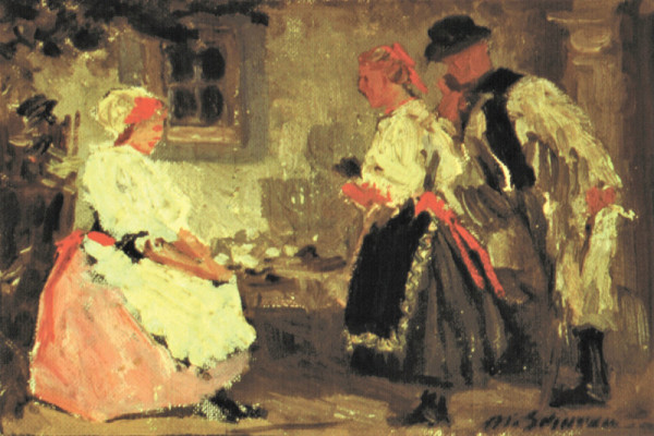 Maximilián Schurmann – Náčrt k Dražovčankám 