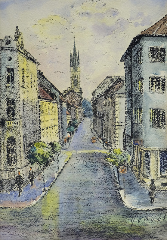 Pavol Horvát – Jesenského ulica v Nitre