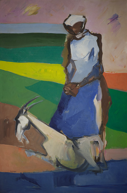 František Kudláč – Pasáčka s kozou 