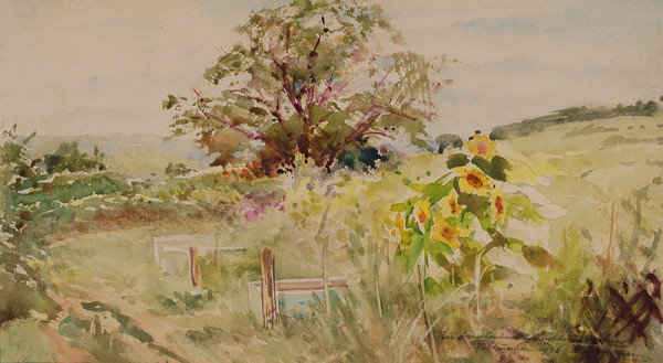 Maximilián Schurmann – Záhradný motív 