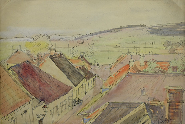 Maximilián Schurmann – Vikárska ulica v Nitre