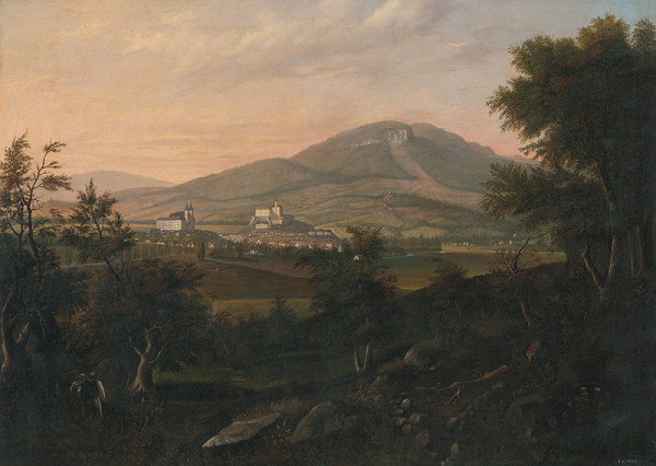 František Rippelli – Pohľad na Nitru 