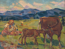 Gustáv Mallý – Na paši 