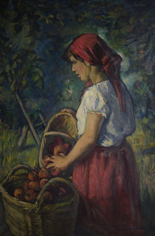 Ladislav Čemický – Oberačka jabĺk 
