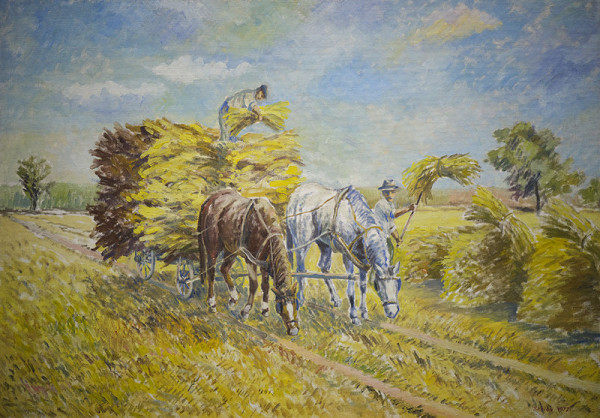 Pavol Skriba – Zvážanie obilia 