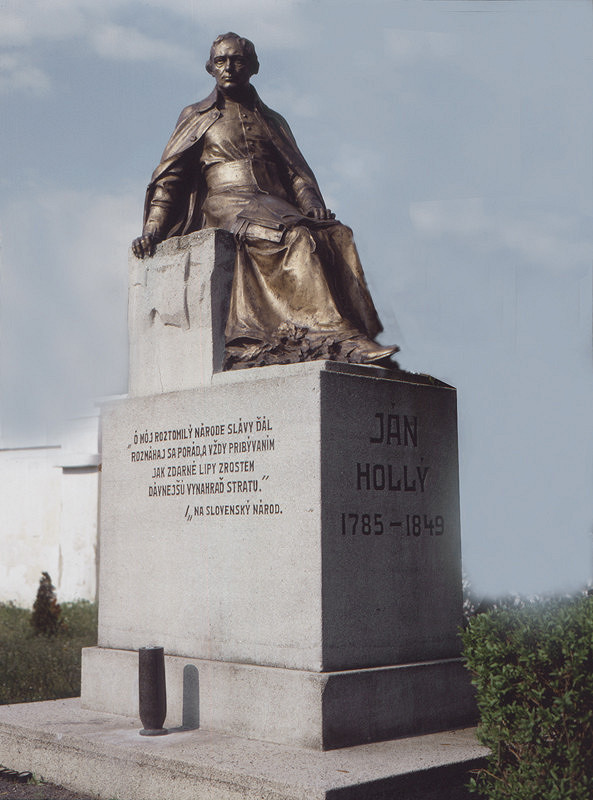 Ján Koniarek – Pomník Jána Hollého v Borskom sv. Mikuláši 