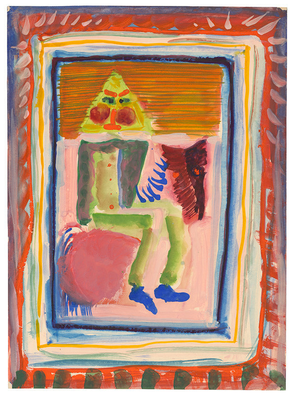 Ján Berger – Zelená figúrka 