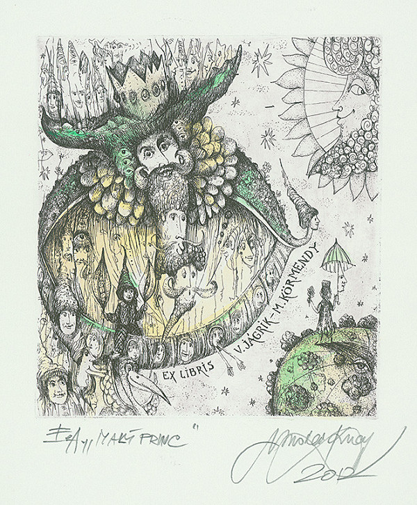 Miroslav Knap – Malý princ / Ex libris V. Jágrik - M. Körmendy 