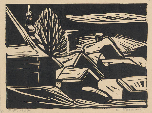 Matilda Čechová – Dedina v zime 