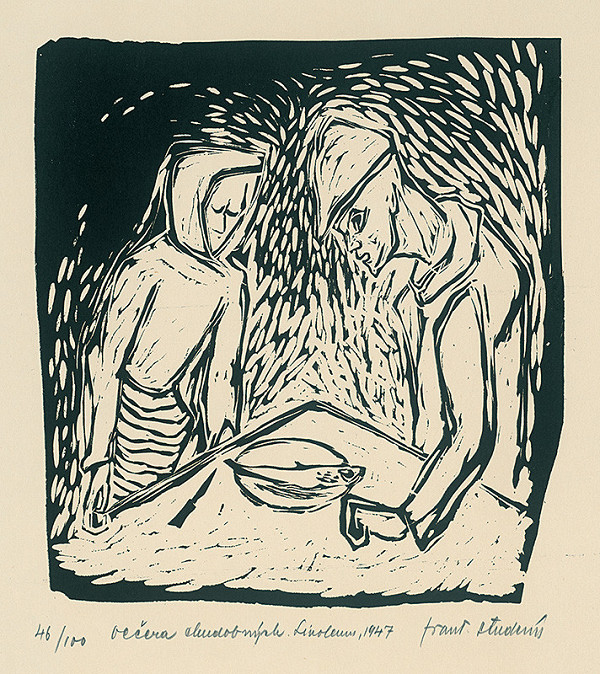 František Studený – Večera chudobných 