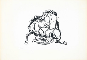 Ján Ilavský – Zápas koní II/A 