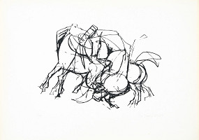 Ján Ilavský – Zápas koní III/A 