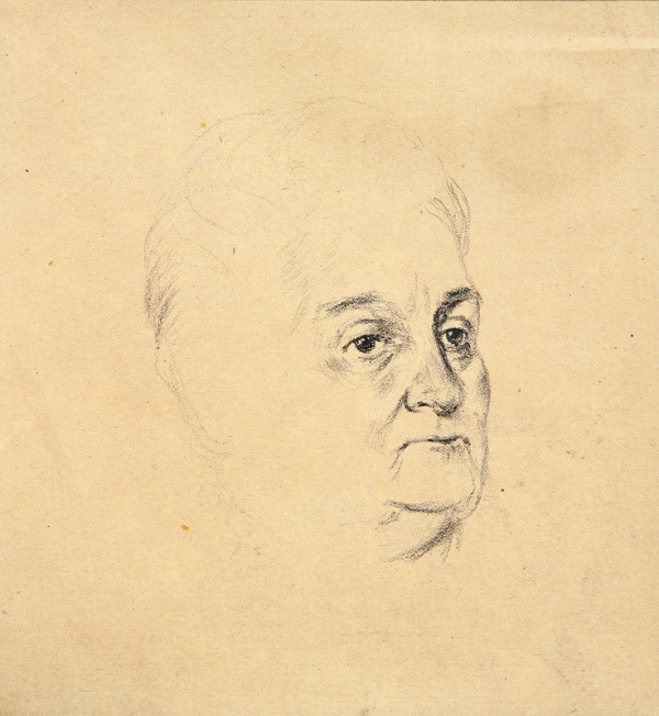 Dezider Milly – Štúdia portrétu umelcovej matky 