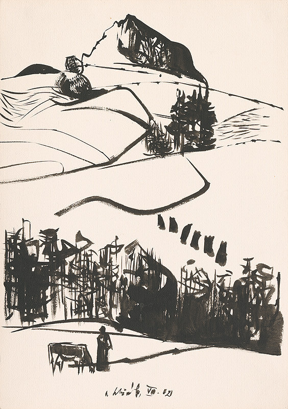 Vincent Hložník – Kresba z Oravy LXIV. 