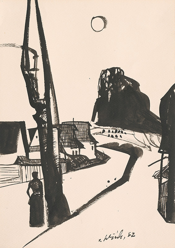 Vincent Hložník – Kresba z Oravy LXV. 